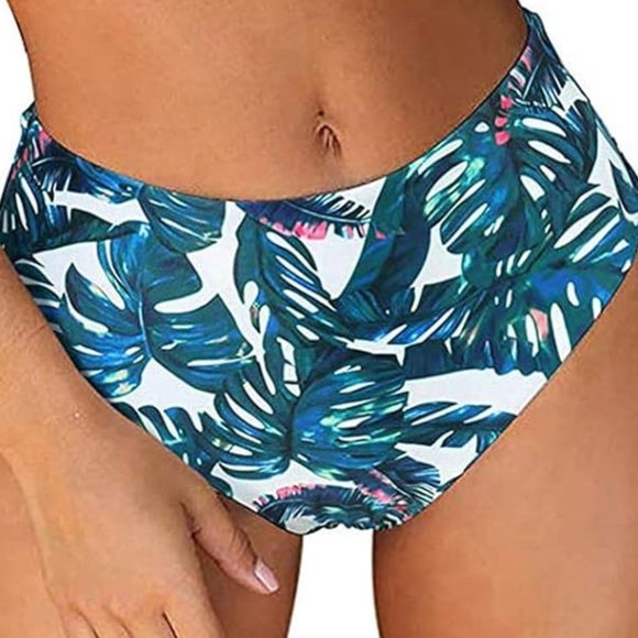 BNWT Sporty double strap tankini swimsuit tank top with bikini bottom si… - Picture 2 of 8